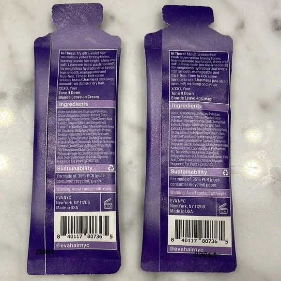 John Frieda and Eva NYC Hair Care Bundle - Conditioner and Leave-In Cream - Picture 10 of 12